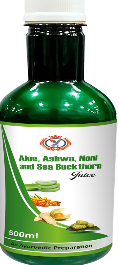 एलो, अश्व, सी बकथॉर्न का रस